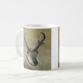A5 Pronghorn Antilopen-viel Geld-Kopf-Schuss Kaffeetasse (Vorderseite Links)