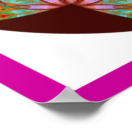 A60 Anderes Sprachfriedenspender Poster (Ecke)