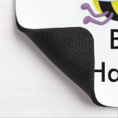 a67_cute_bee, Biene glücklich! Mousepad (Ecke)
