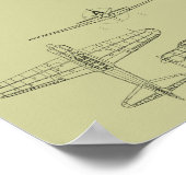 A6M Null Poster (Ecke)