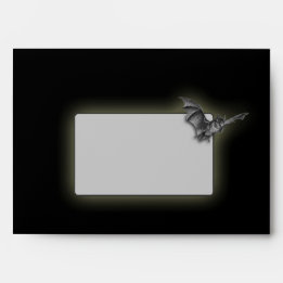 A7 Dark Viktorianisch Halloween Einladung Umschlag