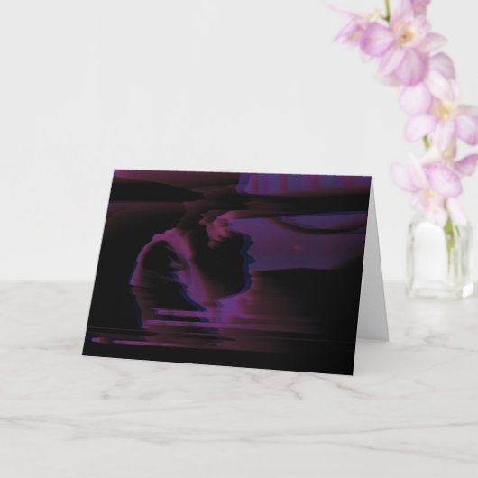 A80 "New in Town" Nr. 002 Karte (Orchidee)