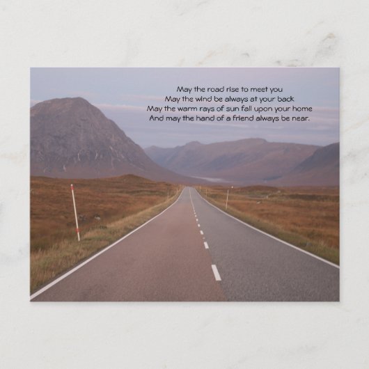 A82 Glen Coe Road Postkarte (Vorderseite)