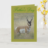 A9 Gabelbock Großer Bock Karte (Gelbe Blume)