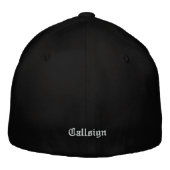 A-10 Angriff Golf Hat W/Call-Zeichen auf der Rücks Bestickte Kappe (Rückseite)