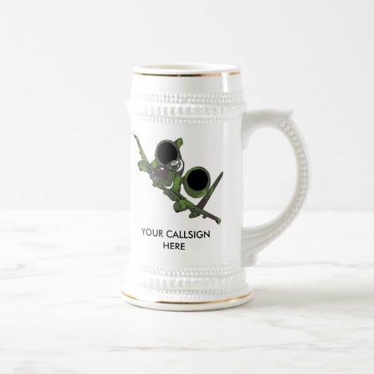 A-10 BIER STEIN BIERGLAS (Rechts)