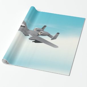 A-10-Bomberflugzeug Geschenkpapier
