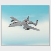 A-10 Bomberflugzeuge Geschenkpapier (Flach)