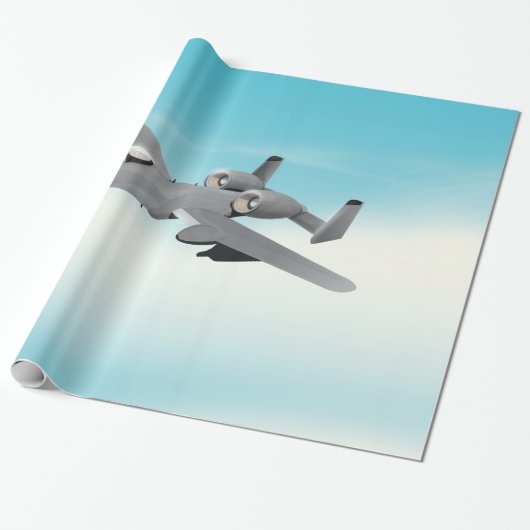 A-10 Bomberflugzeuge Geschenkpapier (Ungerollt)