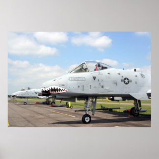 A-10-Fluglinie Poster