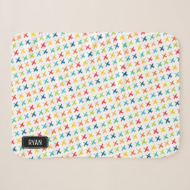 A-10 Individuelle Name-Sherpa-Blanket Sherpadecke