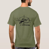 A-10 MILITÄRISCHE FLUGZEUGE T-Shirt (Rückseite)