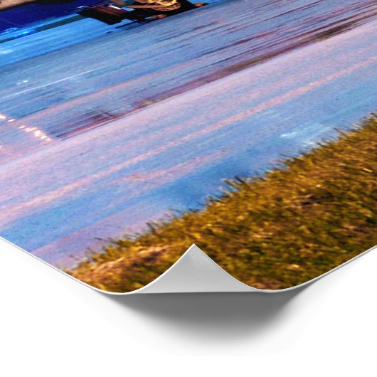 A-10 mit Blitz Poster (Ecke)