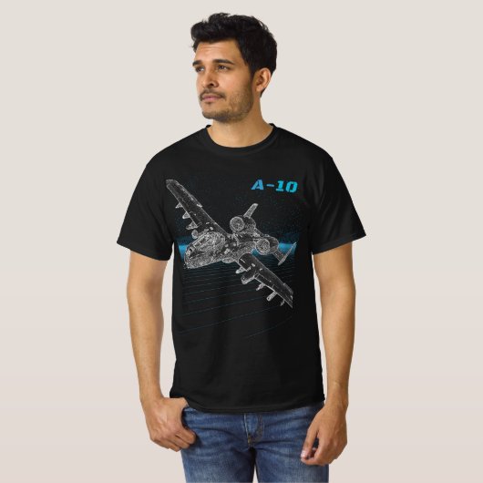 A-10 Thunderbolb II (Warthog) T-Shirt (Vorne ganz)