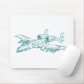 A-10 Thunderbolt 2 Mousepad (Mit Mouse)