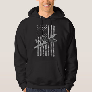 A-10 Thunderbolt II Amerikanische Flagge - A-10 Wa Hoodie