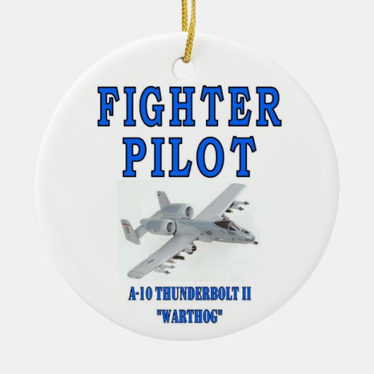 A-10 THUNDERBOLT II KERAMIKORNAMENT (Vorne)