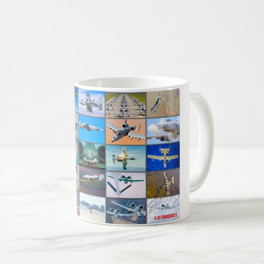A-10 THUNDERBOLT II "MONTAGE" KAFFEETASSE (VorderseiteRechts)