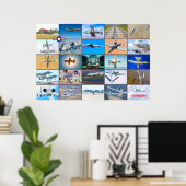 A-10 THUNDERBOLT II "MONTAGE" POSTER (Heimbüro)