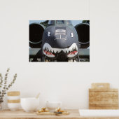 A-10_Thunderbolzen_II_Shark_Face Poster (Küche)