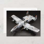 A-10-Thunderbolzen II UAV Postkarte (Vorne/Hinten)