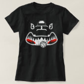 A-10 Thunderbolzen II Warthog Nose Art Shark Mouth T-Shirt (Design vorne)