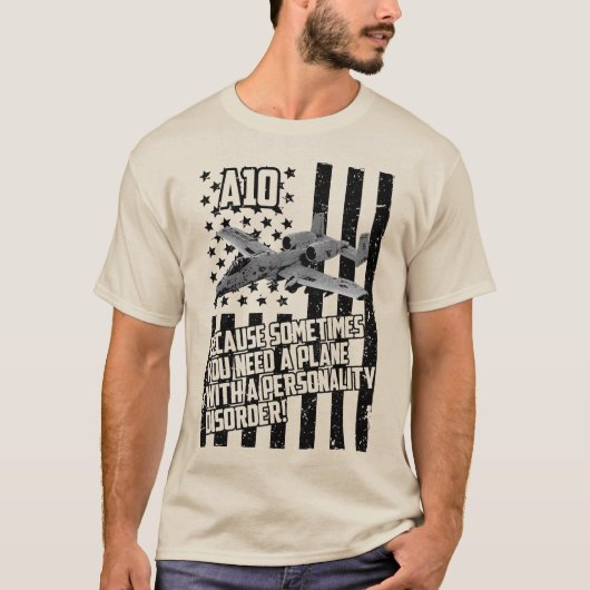 A-10: Unyielding Combat Support T-Shirt (Vorderseite)