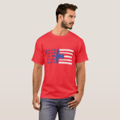 A-10 Warthog Angriffs-Jet-US Flagge T-Shirt (Vorne ganz)
