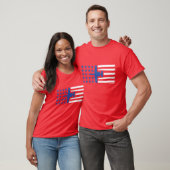 A-10 Warthog Angriffs-Jet-US Flagge T-Shirt (Unisex)