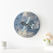 A-10 Warthog Große Wanduhr (Zuhause)
