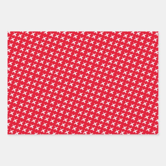 A-10 Warthog Jet-Muster Geschenkpapier Set (Vorderseite 3)