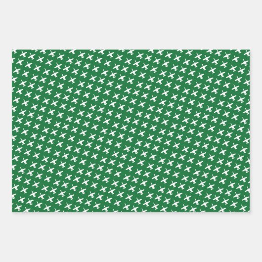 A-10 Warthog Jet-Muster Geschenkpapier Set (Vorderseite 2)