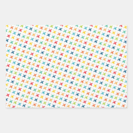 A-10 Warthog Jet-Muster Geschenkpapier Set