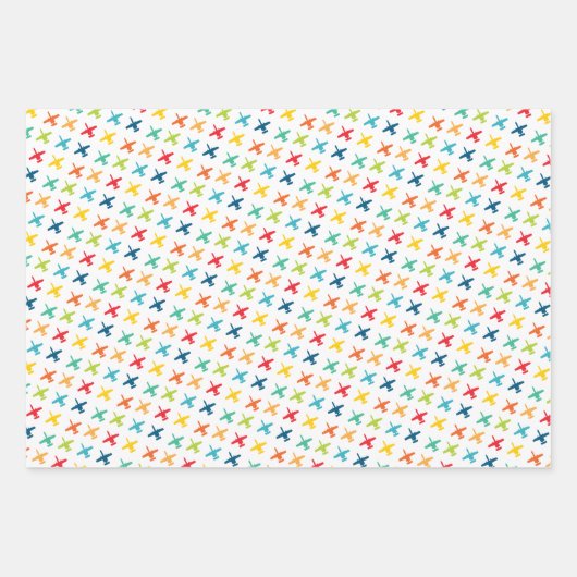 A-10 Warthog Jet-Muster Geschenkpapier Set (Vorderseite 3)