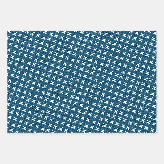 A-10 Warthog Jet-Muster Geschenkpapier Set (Vorderseite 2)