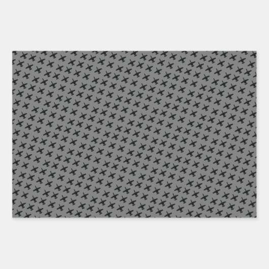 A-10 Warthog Jet-Muster Geschenkpapier Set (Vorderseite)