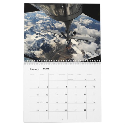A-10 Warthog-Kalender Kalender (Jan 2026)