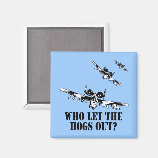 A-10 Warthog Magnet (Vorderseite/Rückseite)