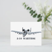 A-10 Warthog Postkarte (Stehend Vorderseite)
