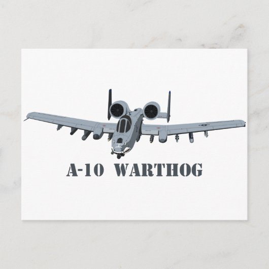 A-10 Warthog Postkarte (Vorderseite)