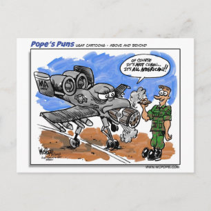 A-10 Warthog Postkarte