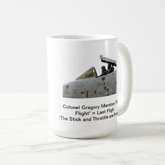 A-10 Warthog Spaß-Regel #4 Kaffeetasse (VorderseiteRechts)