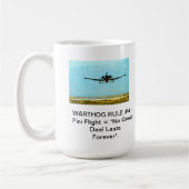 A-10 Warthog Spaß-Regel #4 Kaffeetasse (Links)