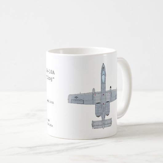 A-10 Warthog Tasse (VorderseiteRechts)