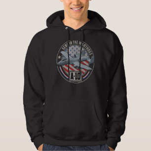 A 10 Warthog Thunderbolzen Attack Aircraft Kämpfer Hoodie