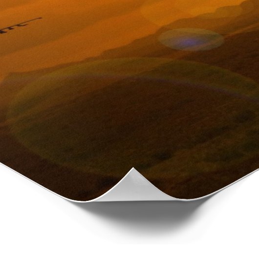 A-10 Wüstensonne Poster (Ecke)