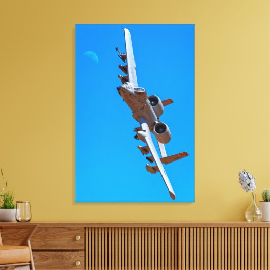 A-10C THUNDERBOLT II 24x36 Leinwanddruck (Insitu (Wohnzimmer))