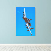 A-10C THUNDERBOLT II 24x36 Leinwanddruck (Insitu (Holzboden))