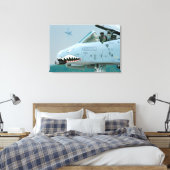 A-10C THUNDERBOLT II 24x36 Leinwanddruck (Insitu (Schlafzimmer))