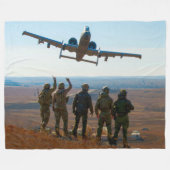 A-10C-THUNDERBOLT II FLEECEDECKE (Vorderseite (Horizontal))